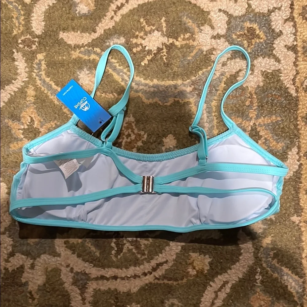 Aqua Ribbed Bikini Set - Picture 6 of 6